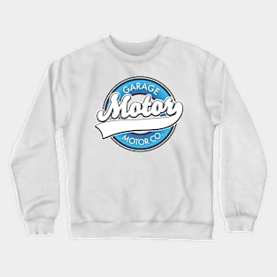 garage motor company retro logo Crewneck Sweatshirt